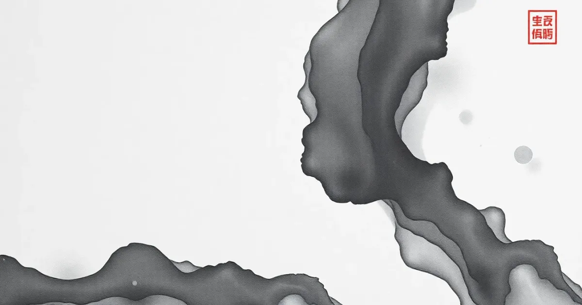 Authentic Texture for Chinese Color Ink Black - Traditional Chinese Colors Texture